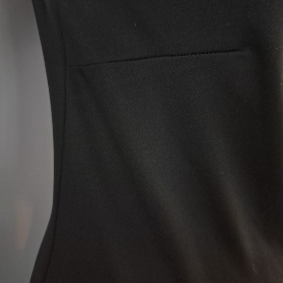Express Womens Sheath Dress Black Cowel Neck Sleeveless Party Size 7/8 - Picture 5 of 11